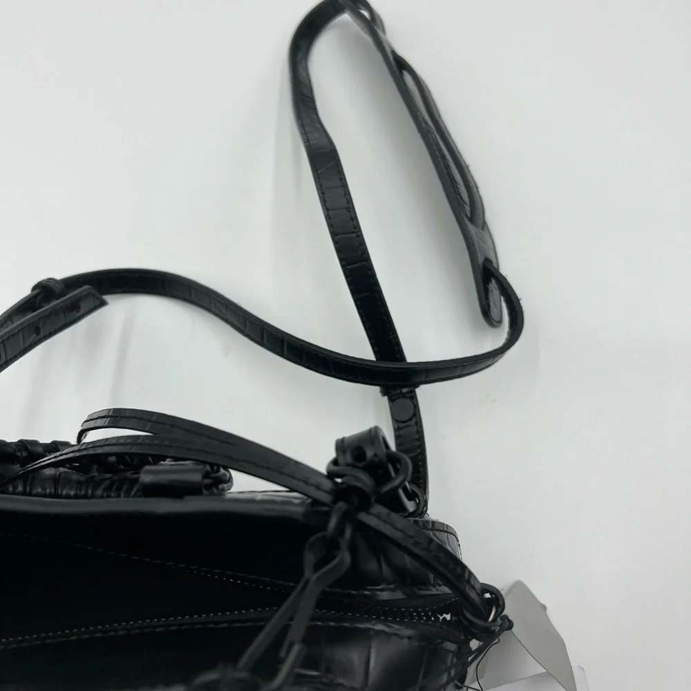Balenciaga Neo City Bag Black Croc Authentic Luxury - Picture 5 of 10